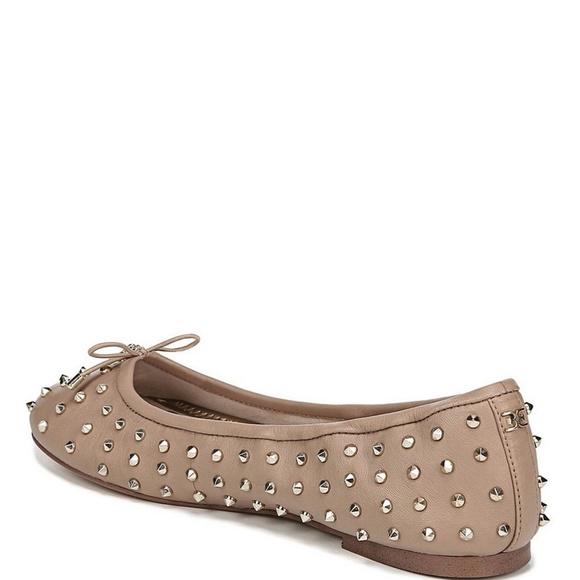NEW Sam Edelman Fanley Leather Studded Ballet Flat - Picture 4 of 7